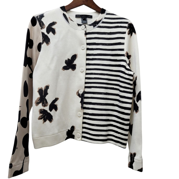 Marc By Marc Jacobs Patchwork Cardigan Women's Size Large NWOT $520 - Picture 6 of 10